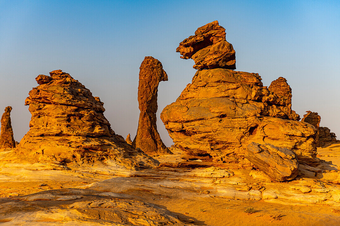 Algharameel Felsformationen, Al Ula, Königreich Saudi-Arabien, Naher Osten