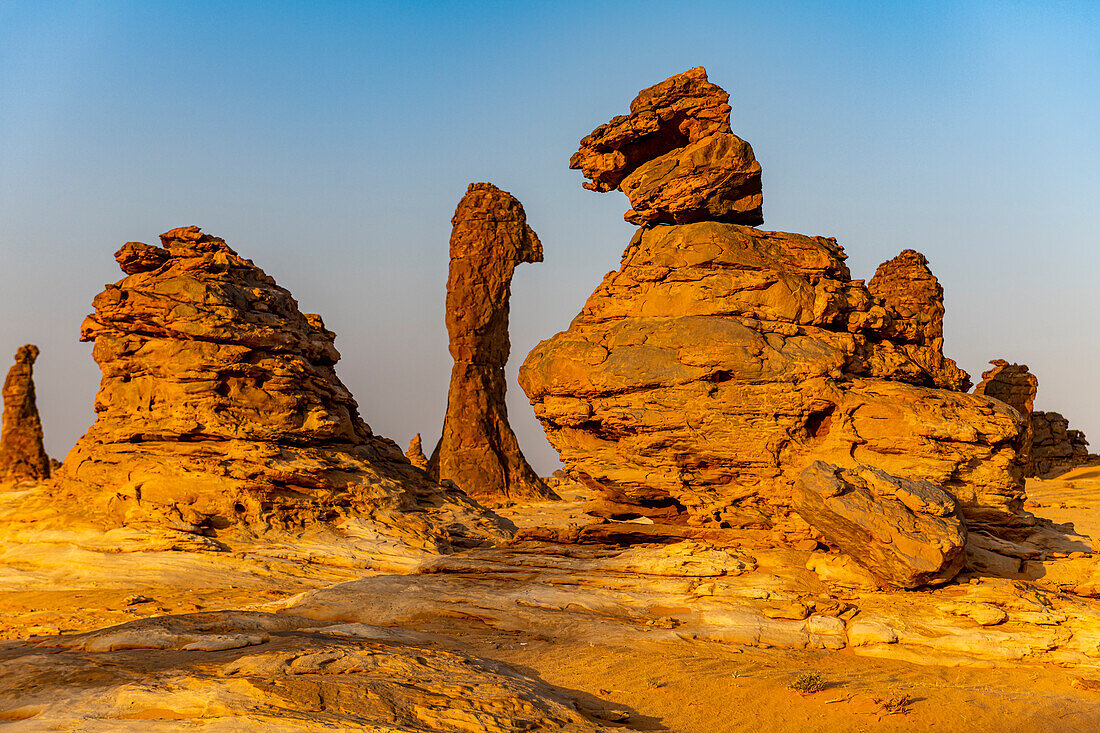 Algharameel rock formations, Al Ula, Kingdom of Saudi Arabia, Middle East