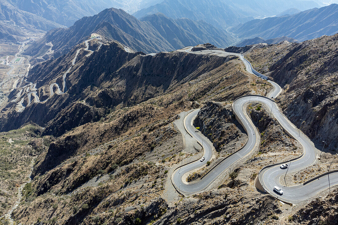 Zickzack-Abha-Bergstraße, Königreich Saudi-Arabien, Naher Osten