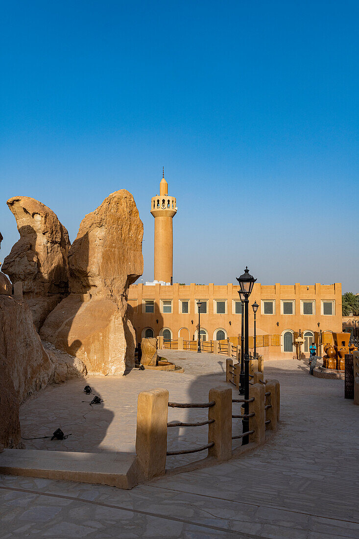 Moschee am Berg Al Qarah, Oase Al Ahsa (Al Hasa), UNESCO-Weltkulturerbe, Hofuf, Königreich Saudi-Arabien, Naher Osten