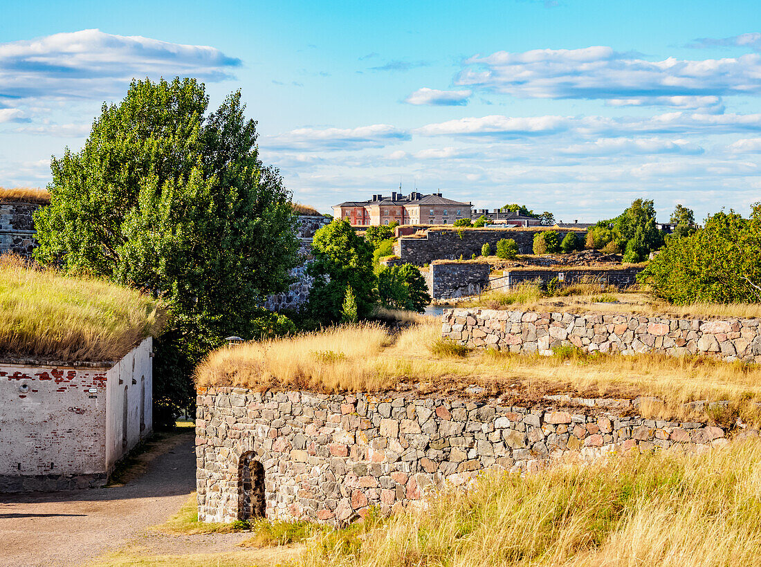 Festung Suomenlinna, UNESCO-Weltkulturerbe, Helsinki, Kreis Uusimaa, Finnland, Europa