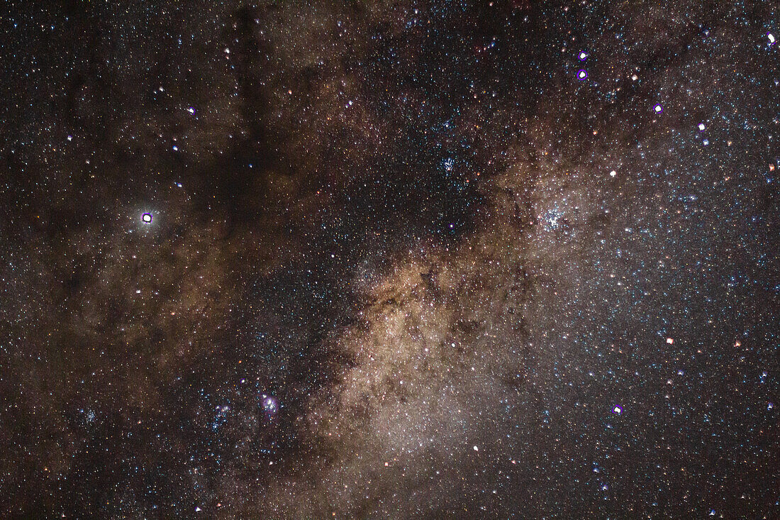 Szenische Ansicht der Milchstraße im Himmel