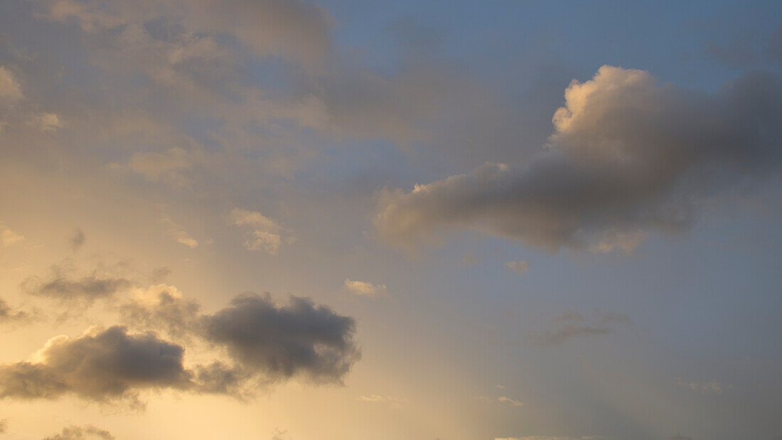 Clouds at sunset