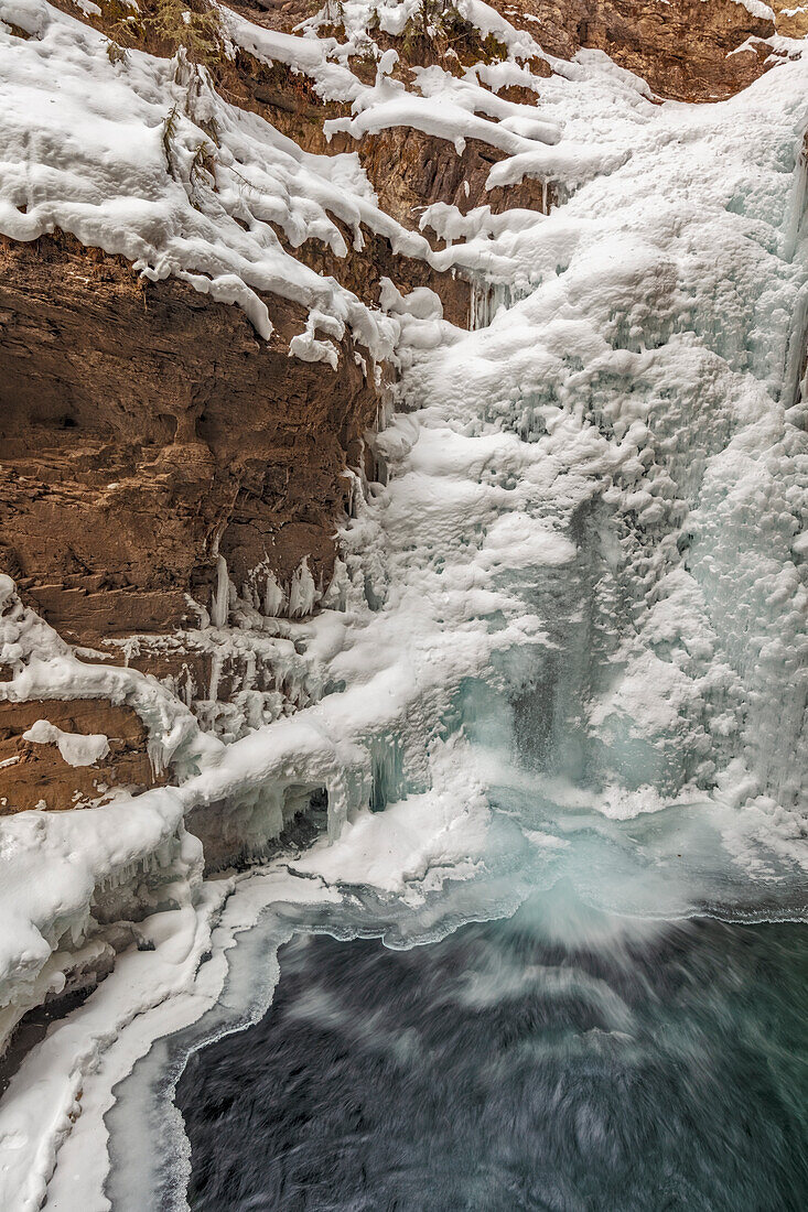 Lower Falls along Johnston Creek in Banff National Park, Alberta, Canada.