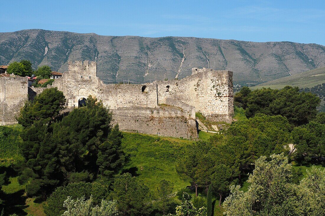 Castle Hill, UNESCO World Heritage Site Berat, Albania
