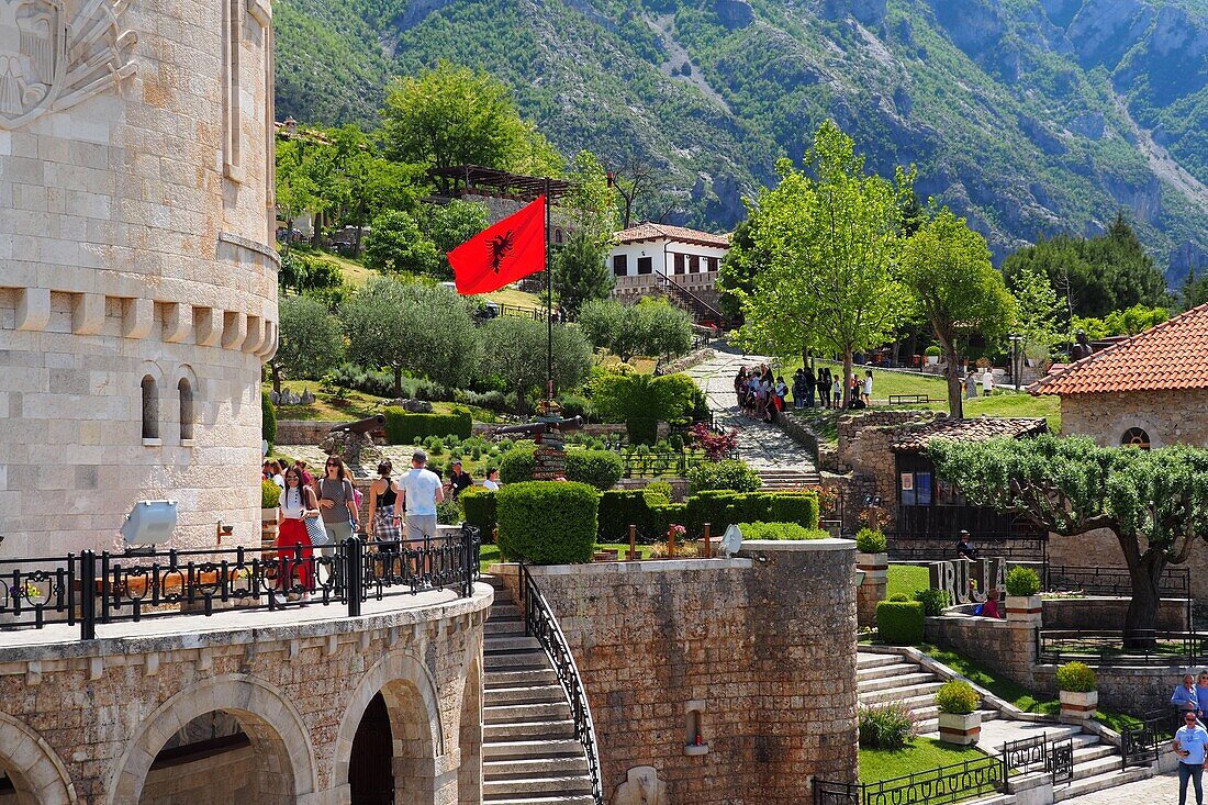 Fortress with Skanderbeg Museum in Kruje, Albania