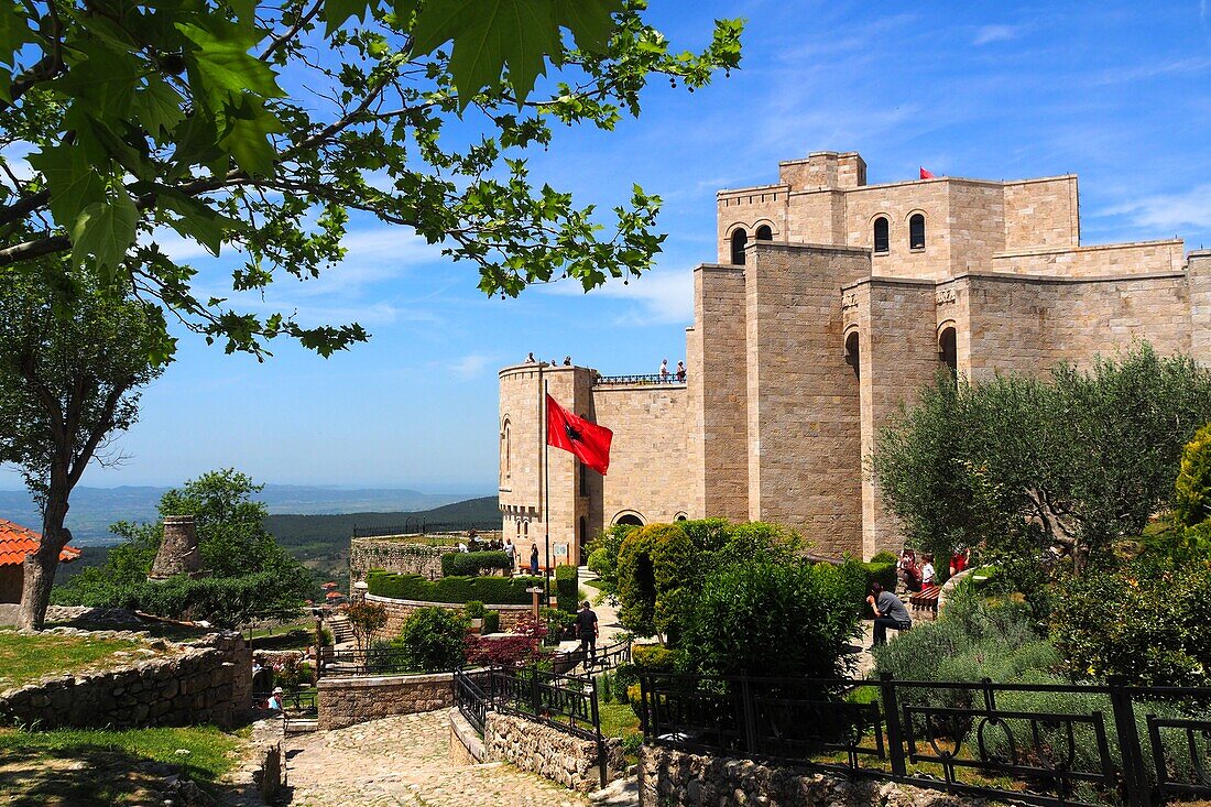 Festung mit Skanderbeg-Museum in Kruje, Albanien