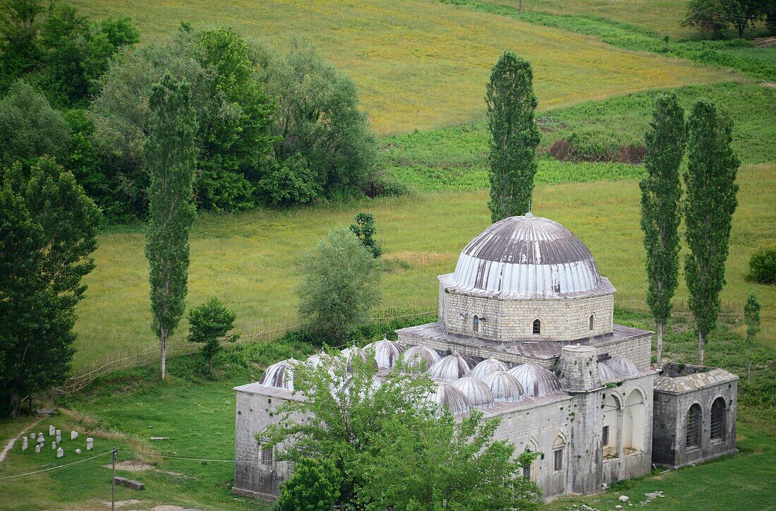 The Lead Mosque on the Buna River, Shkoder, North Albania