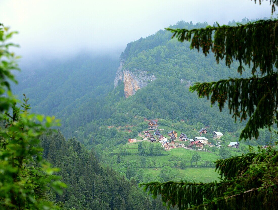 near Kuciste in the Rugova Gorge, North Albanian Alps near Peja, West Kosovo