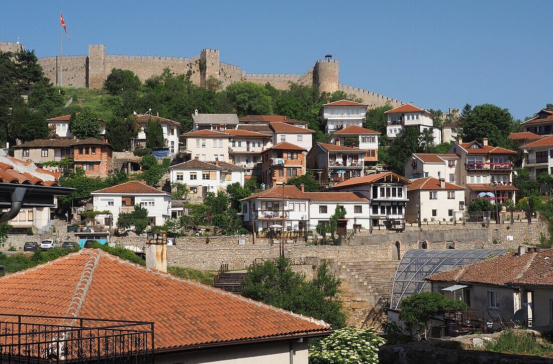 Samuils Festung in Ohrid am Ohridsee, Nordmazedonien