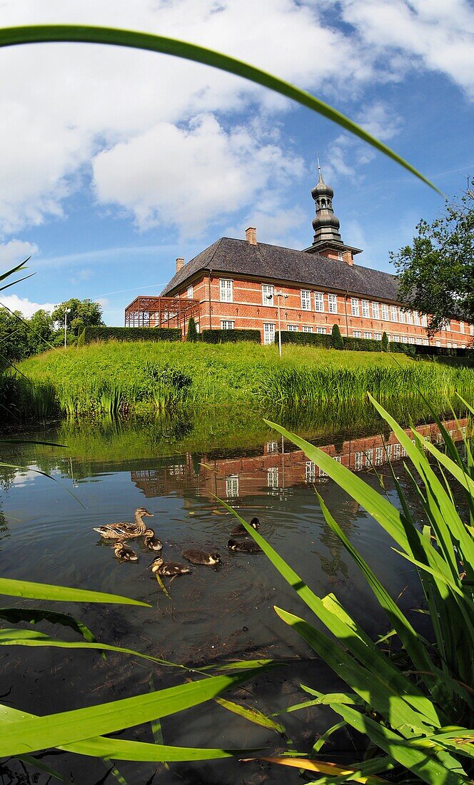 at the castle of Husum, North Friesland, North Sea coast, Schleswig-Holstein