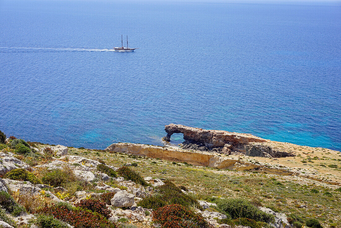 An der malerischen Südküste der Insel Malta, Malta, Europa