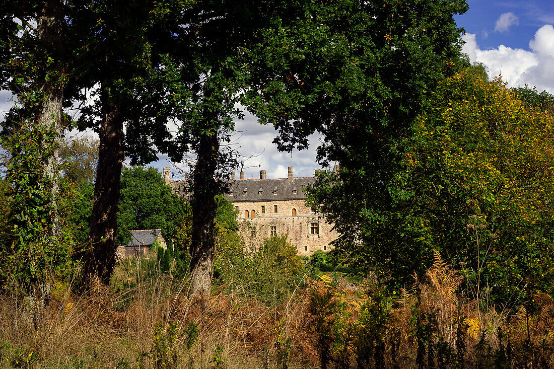 The Chateau de la Roche Jagu Castle, Brittany, France, Europe