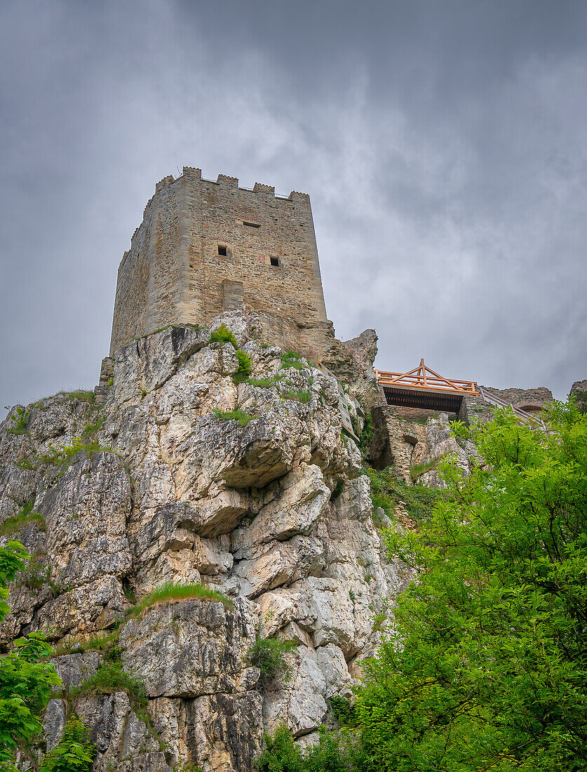 Below Weißenstein Castle, Lower Bavaria, Bavaria, Germany, Europe