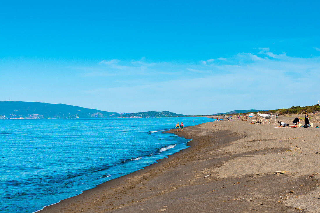 Capalbio beach, province of Grosseto, Tuscany, Italy, Europe