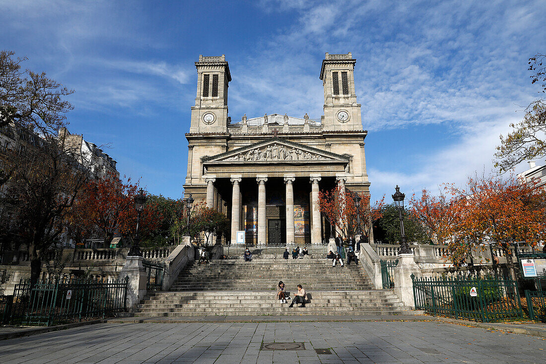 Kirche St. Vincent de Paul, Paris, Frankreich, Europa