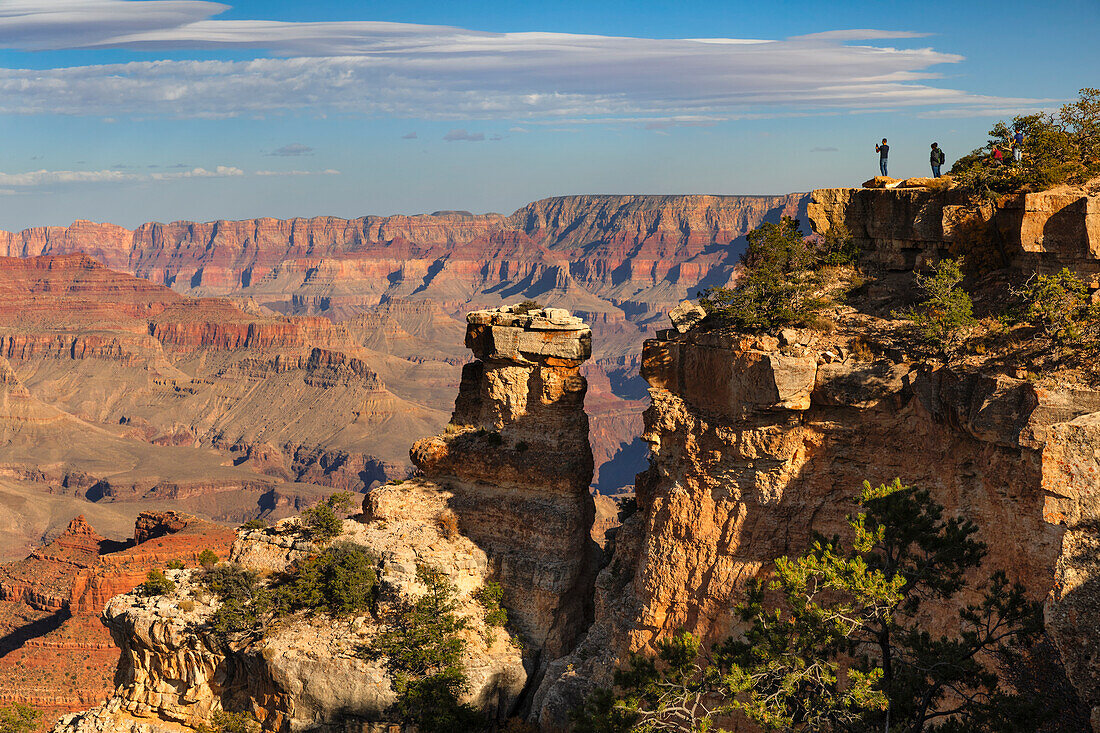 Blick vom Grandview Point, South Rim, Grand Canyon National Park, UNESCO-Weltkulturerbe, Arizona, Vereinigte Staaten von Amerika, Nordamerika