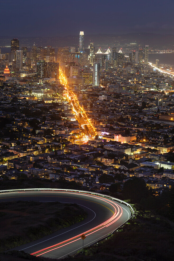 Skyline von San Francisco, Kalifornien, Vereinigte Staaten von Amerika, Nordamerika