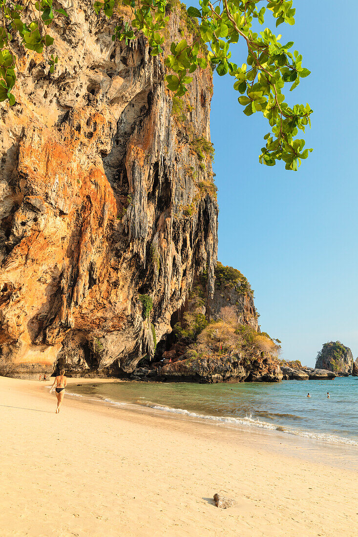 Phra Nang Beach, Halbinsel Railay, Provinz Krabi, Thailand, Südostasien, Asien