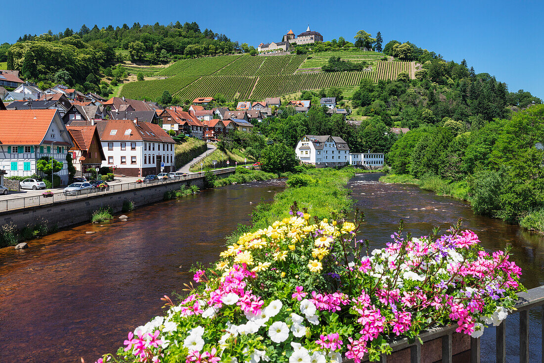 Schloss Eberstein, Gernsbach, Murgtal, Schwarzwald, Baden-Württemberg, Deutschland, Europa