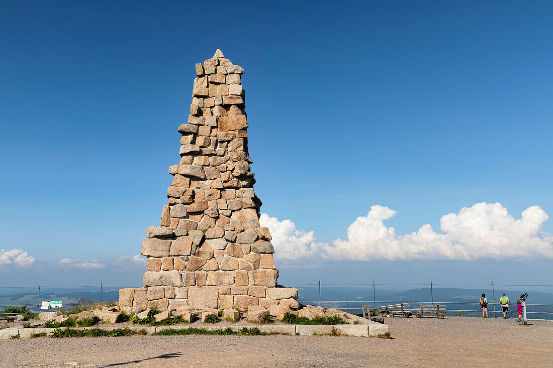 Bismarck-Denkmal auf Seebuck Peak am Feldberg, Schwarzwald, Baden-Württemberg, Deutschland, Europa