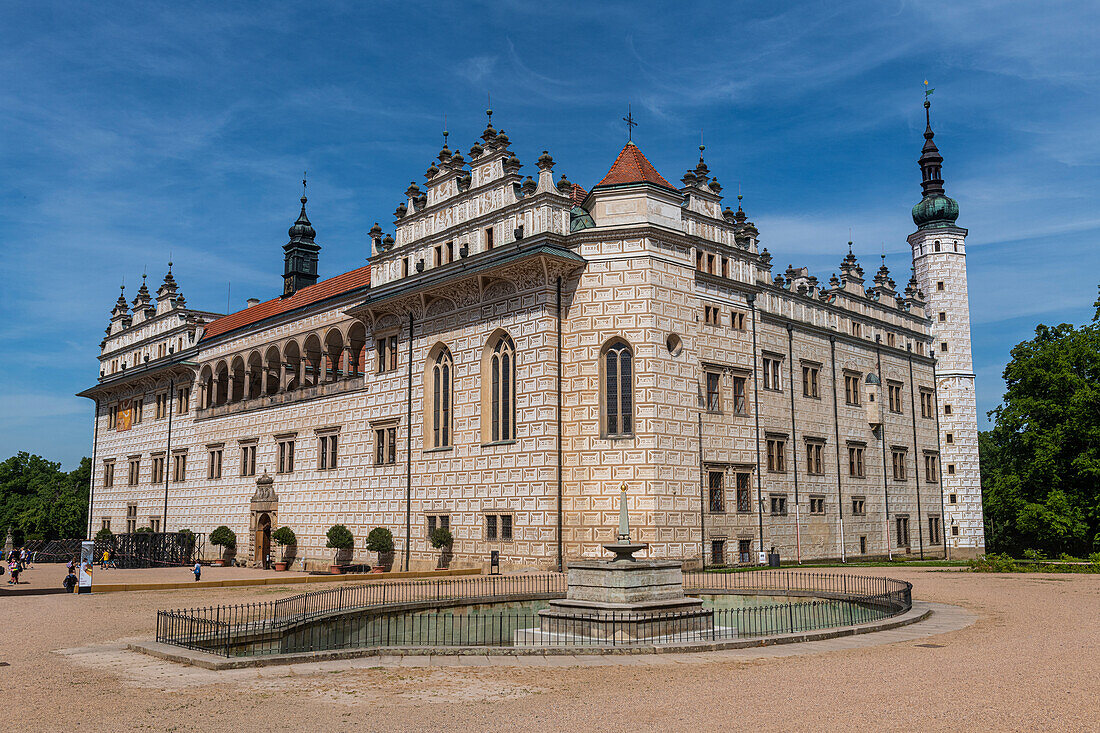 Renaissance-Schloss in Leitomischl, UNESCO-Weltkulturerbe, Tschechische Republik, Europa