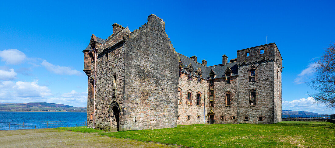 Newark Castle, Port Glasgow, Inverclyde, Schottland, Vereinigtes Königreich, Europa