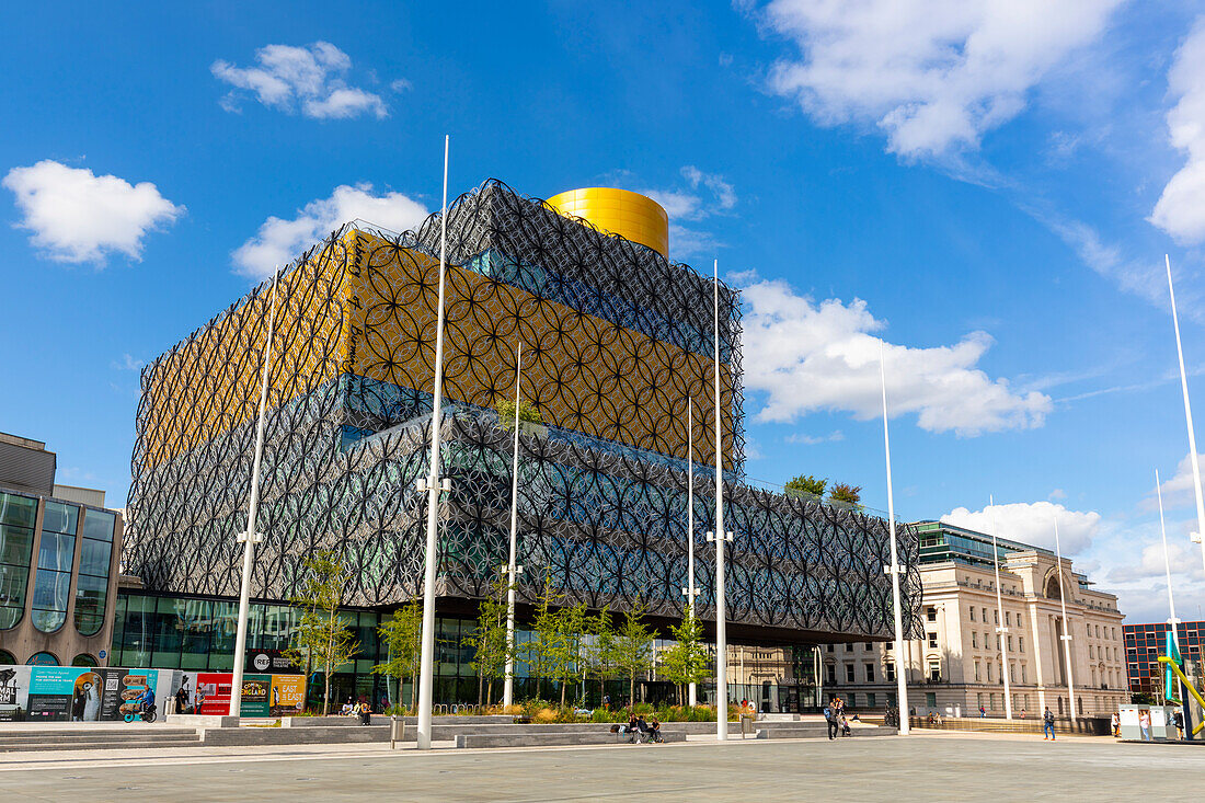 Bibliothek von Birmingham, Baskerville House, Centenary Square, Birmingham, West Midlands, England, Vereinigtes Königreich, Europa