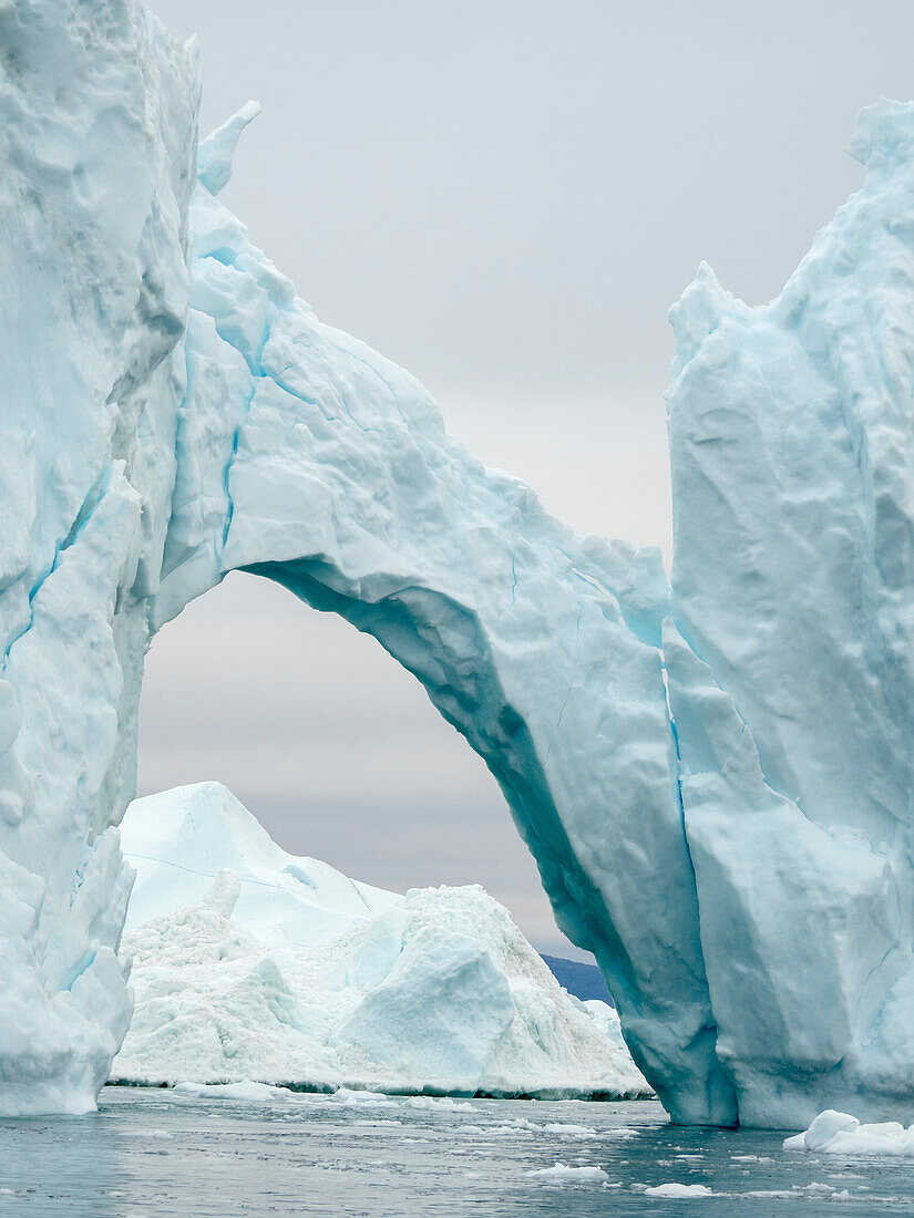 Ilulissat-Eisfjord in der Diskobucht. Der Eisfjord ist als UNESCO-Weltkulturerbe, Grönland aufgeführt.