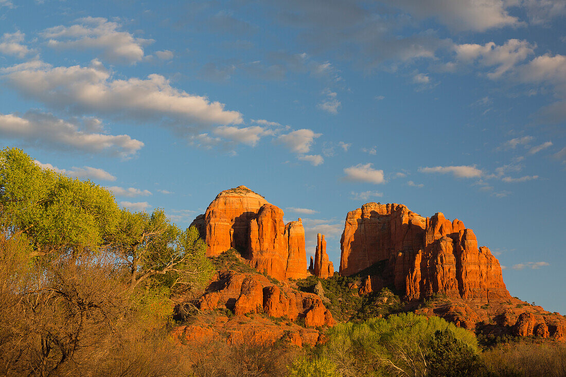 Arizona, Sedona, Halbmond-Erholungsgebiet, Red Rock Crossing, Cathedral Rock