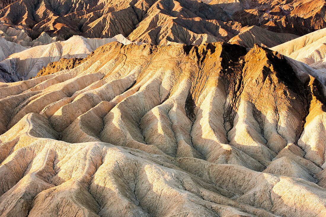 Aussichtspunkt Zabriskie Point. Death Valley, Kalifornien.