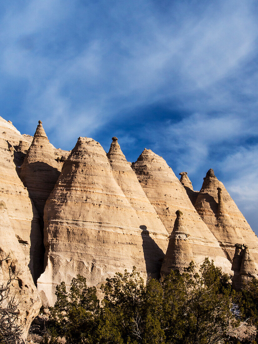 USA, New Mexico, Cochiti, Tent Rocks Monument