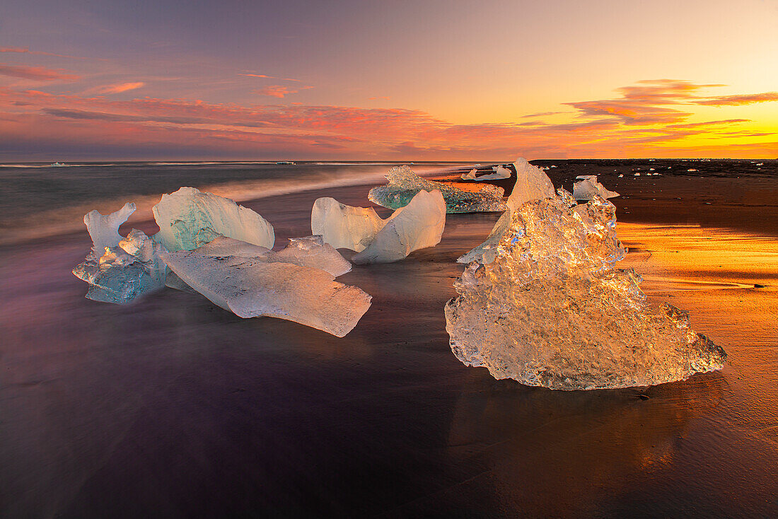 Diamond Beach an der Südostküste von Island