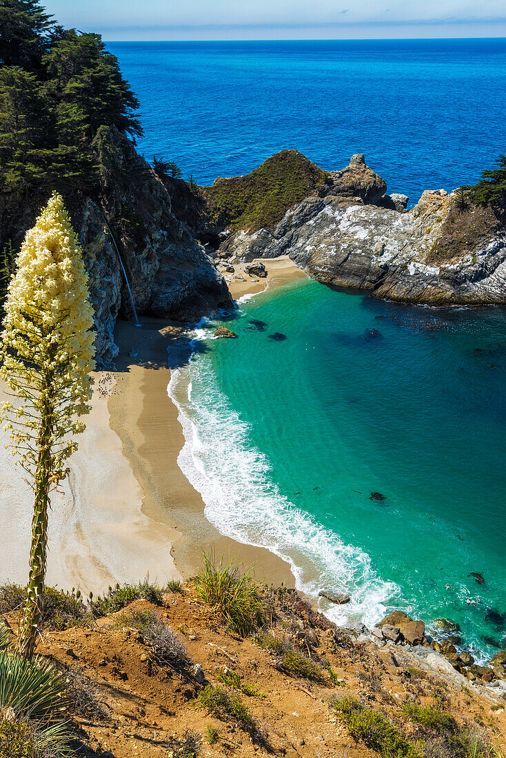 McWay Cove, Julia Pfeiffer Burns State Park, Big Sur, Kalifornien USA