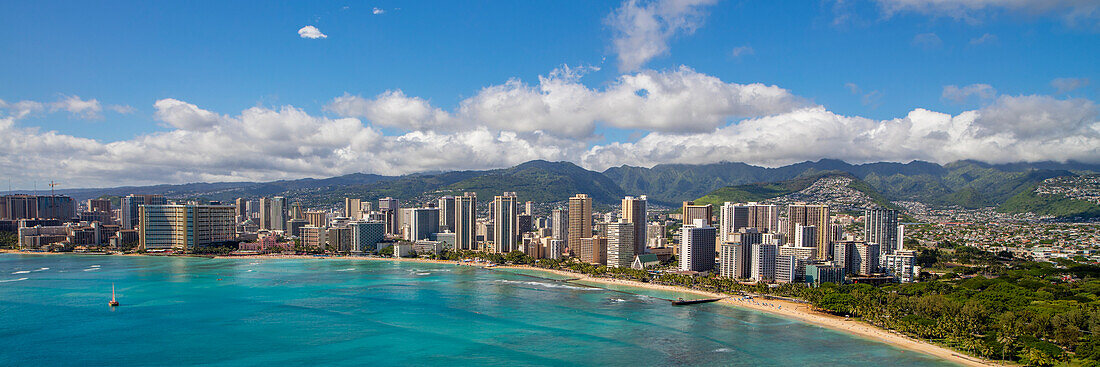 Waikiki-Strand, Honolulu, Oahu, Hawaii