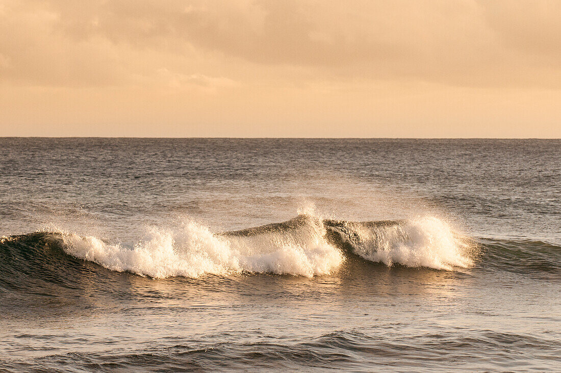 Sunset at Poipu beach Kauai, Hawaii.