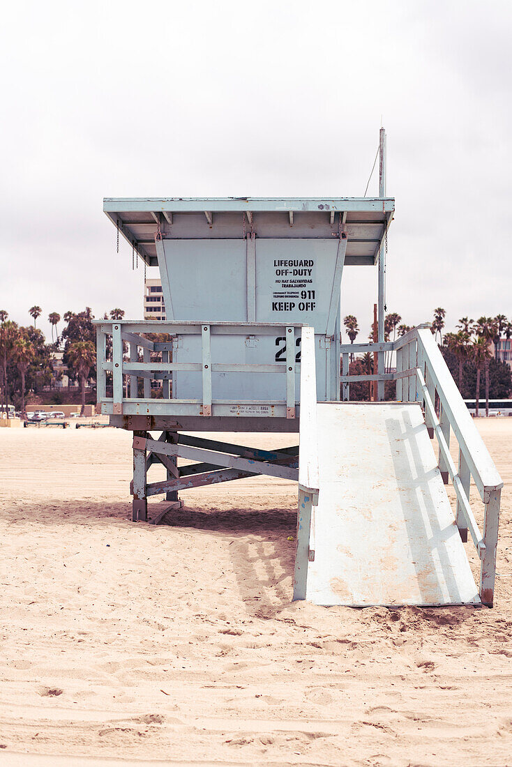 Rettungsschwimmerhäuschen Venice Beach Los Angeles, Kalifornien, USA