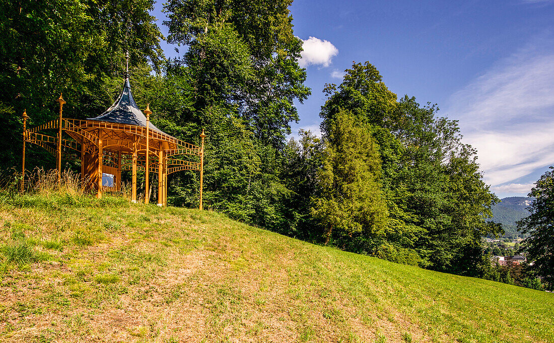 Mirror Pavilion of Empress Elisabeth in Kaiserpark, Bad Ischl, Upper Austria, Austria