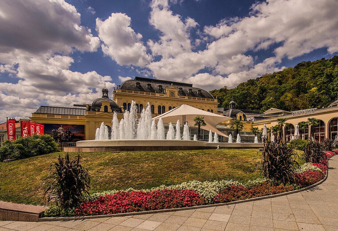 Congress Casino in the spa park of Baden near Vienna, Lower Austria; Austria