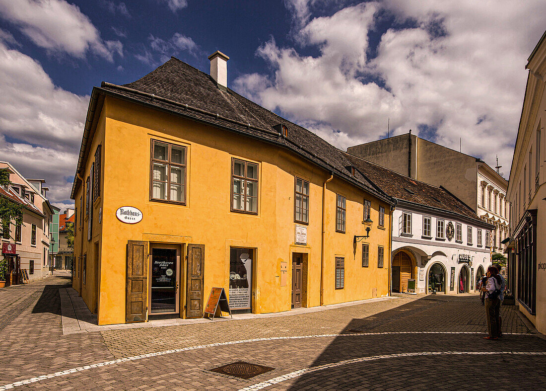 Beethoven-Haus in der Altstadt von Baden bei Wien, Niederösterreich; Österreich