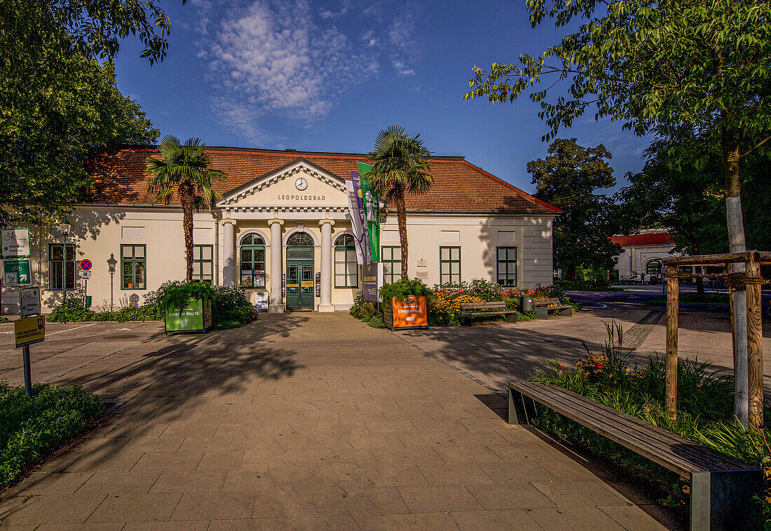 The Leopoldsbad, built in 1812, Baden near Vienna, Lower Austria, Austria