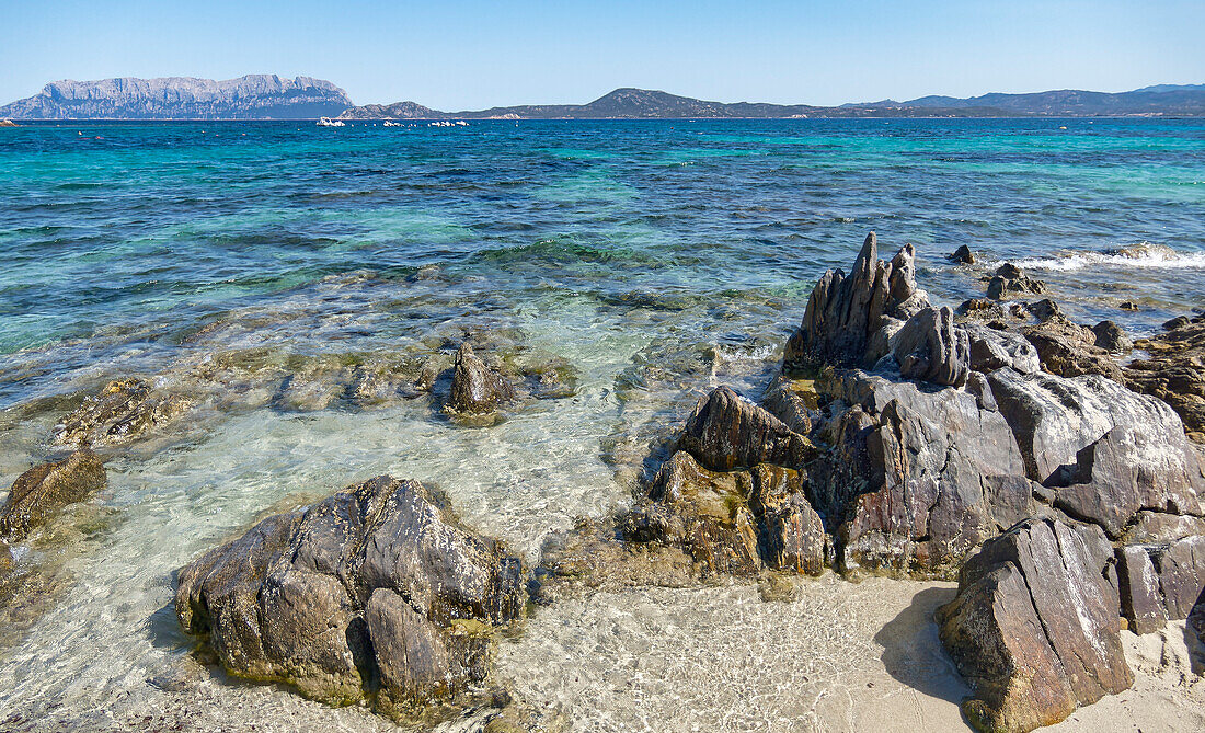 Spiaggia Bados, Nähe Olbia, Strand, Sardinien, Mittelmeer, Italien, Europa,