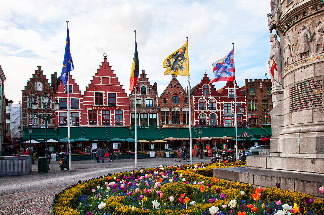 Belgium, Brugge, Market Square