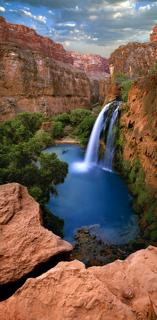 Havasu Falls am Fuße des Grand Canyon