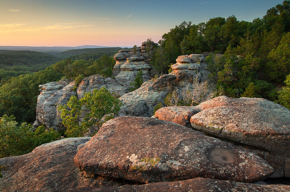 Garden of the Gods Erholungsgebiet, Shawnee National Forest, Illinois.