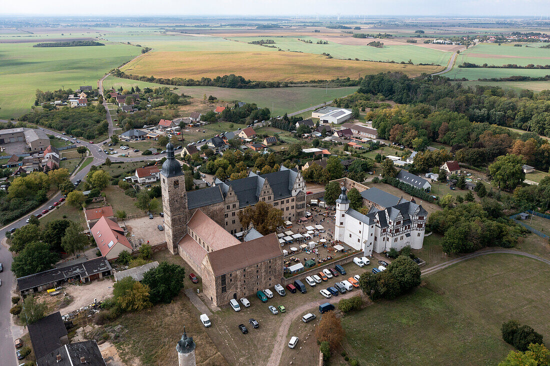 Schloss Leitzkau, Sitz der Kulturstiftung Sachsen-Anhalt, Leitzkau, Gommern, Sachsen-Anhalt, Deutschland