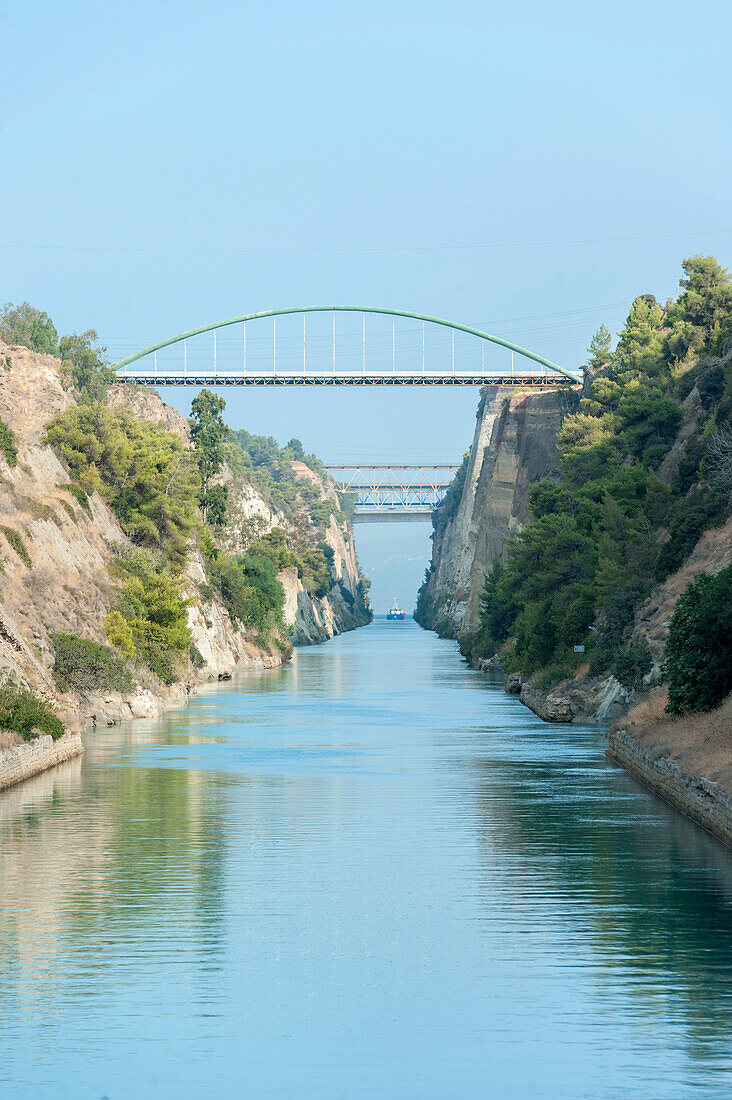 Kanal von Korinth, Griechenland, Europa