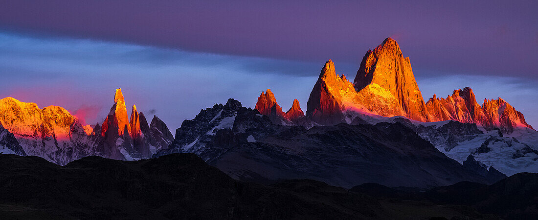 Argentinien, Patagonien, Sonnenaufgang, bunt
