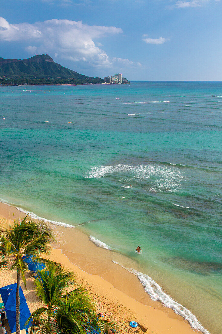 Waikiki-Strand, Oahu, Hawaii