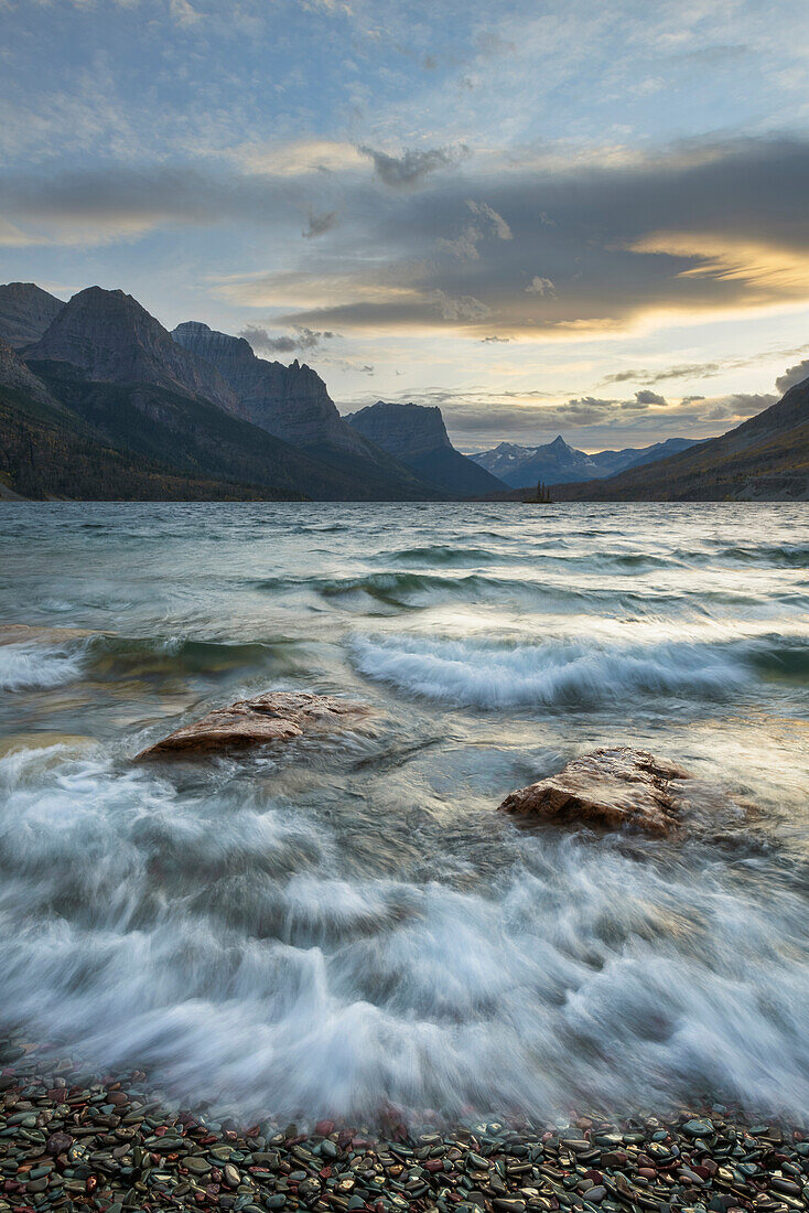 Saint Mary Lake, Glacier National Park, Montana.